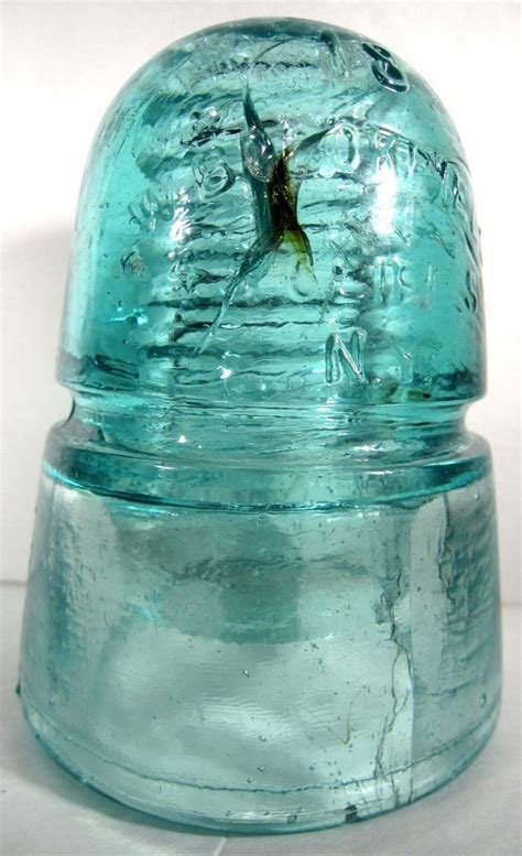 It is amorphous, which means it is not made of crystals. . Most valuable glass insulators